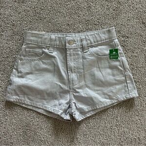 GAP kids | High Rise Metallic Shortie‎ Shorts in Silver Size 10